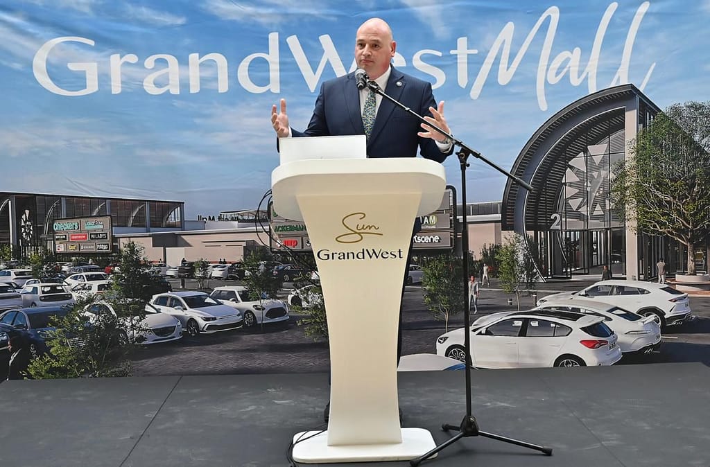 GrandWest sod turning