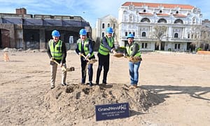 GrandWest sod turning