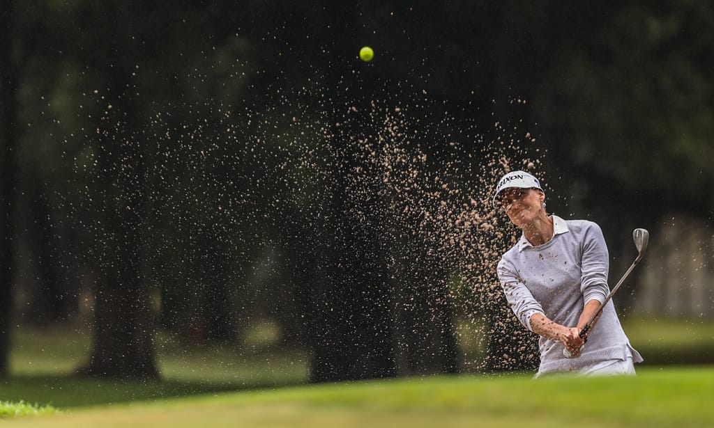 Tandi McCallum during round 1 of the Sun Bet Cape Town Ladiers Open 2022, at the Royal Cape Golf Club.