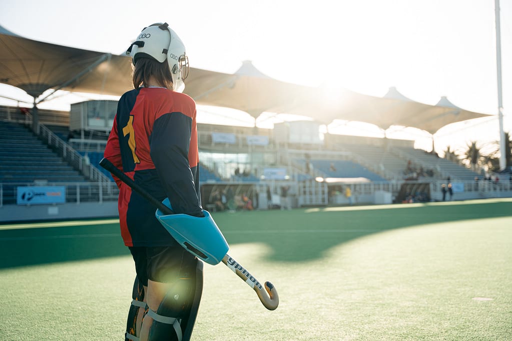 Cape Town International Hockey Tournament goalkeeper at Hartleyvale Stadium