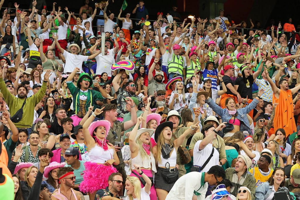 HSBC SVNS Cape Town fans at DHL Stadium