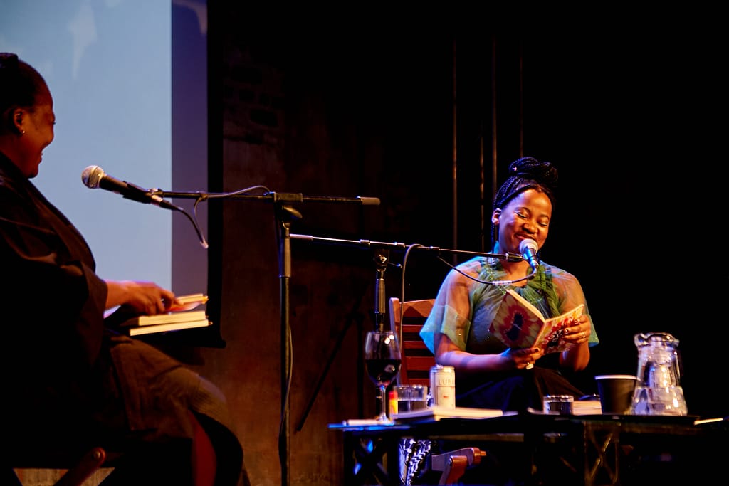 Performance during Open Book Festival