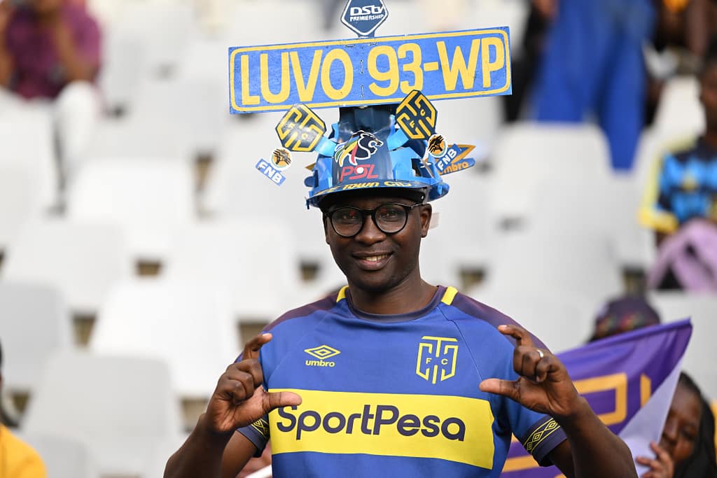 Cape Town City supporter at a game