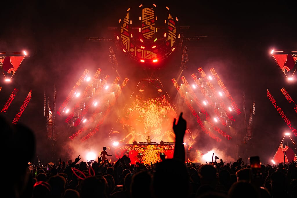 Photo of the stage and crowd at Ultra South Africa Johannesburg