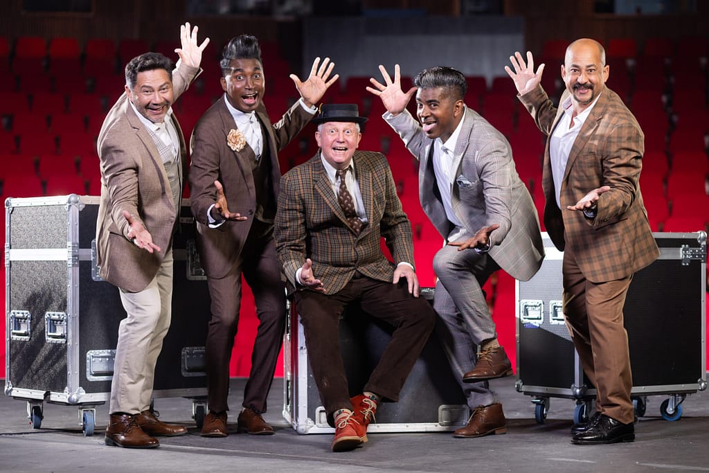 Hanover street Cast on stage Alister Isobel Emo Adams David Kramer Loukmaan Adams Jody Abrahams