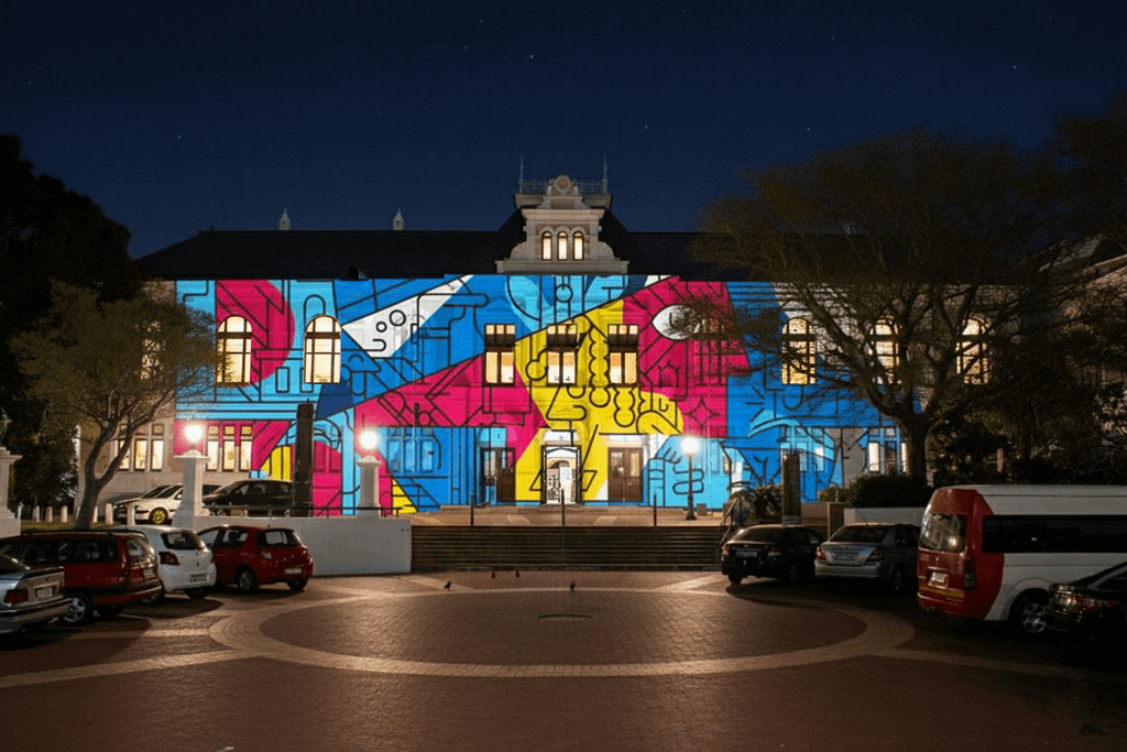 Lumenocity lights up Iziko Museum at night