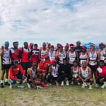Khayelitsha AC members pose for a picture. The club is hosting the Khayelitsha Road Race in September 2026