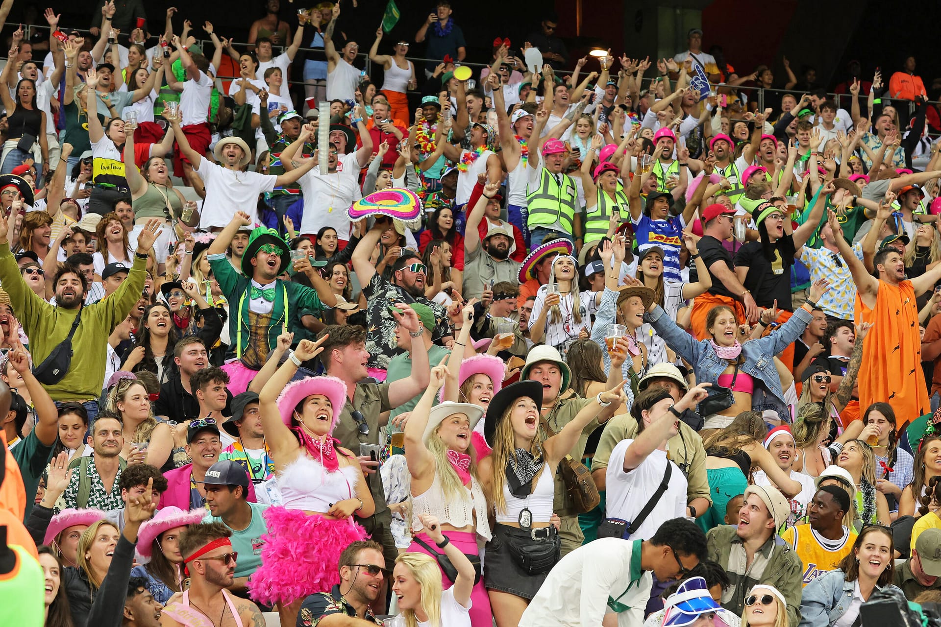 HSBC SVNS Cape Town fans at DHL Stadium