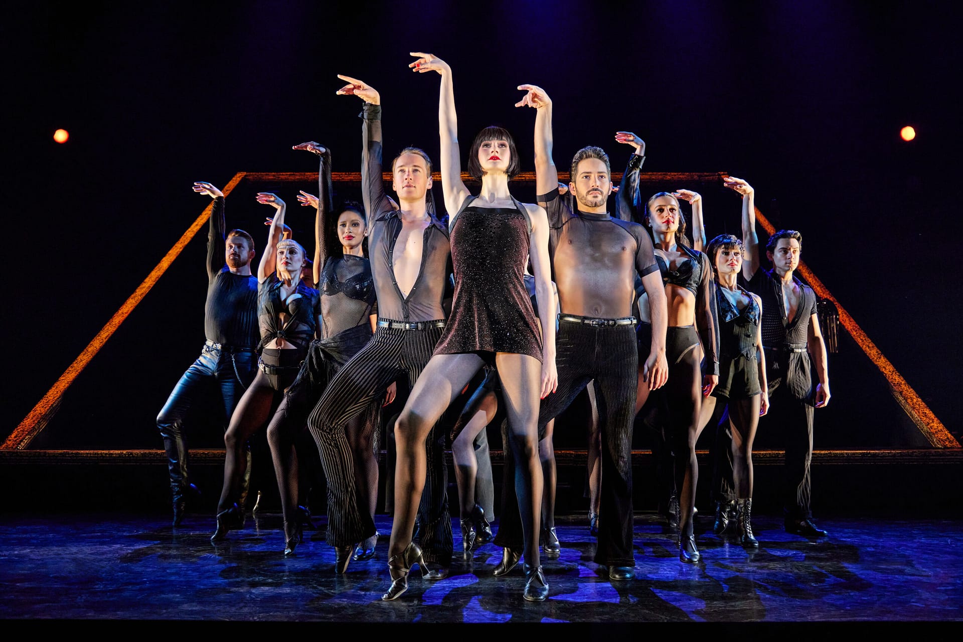 Kailin Brown as Velma Kelly and Company in the Touring Production of CHICAGO