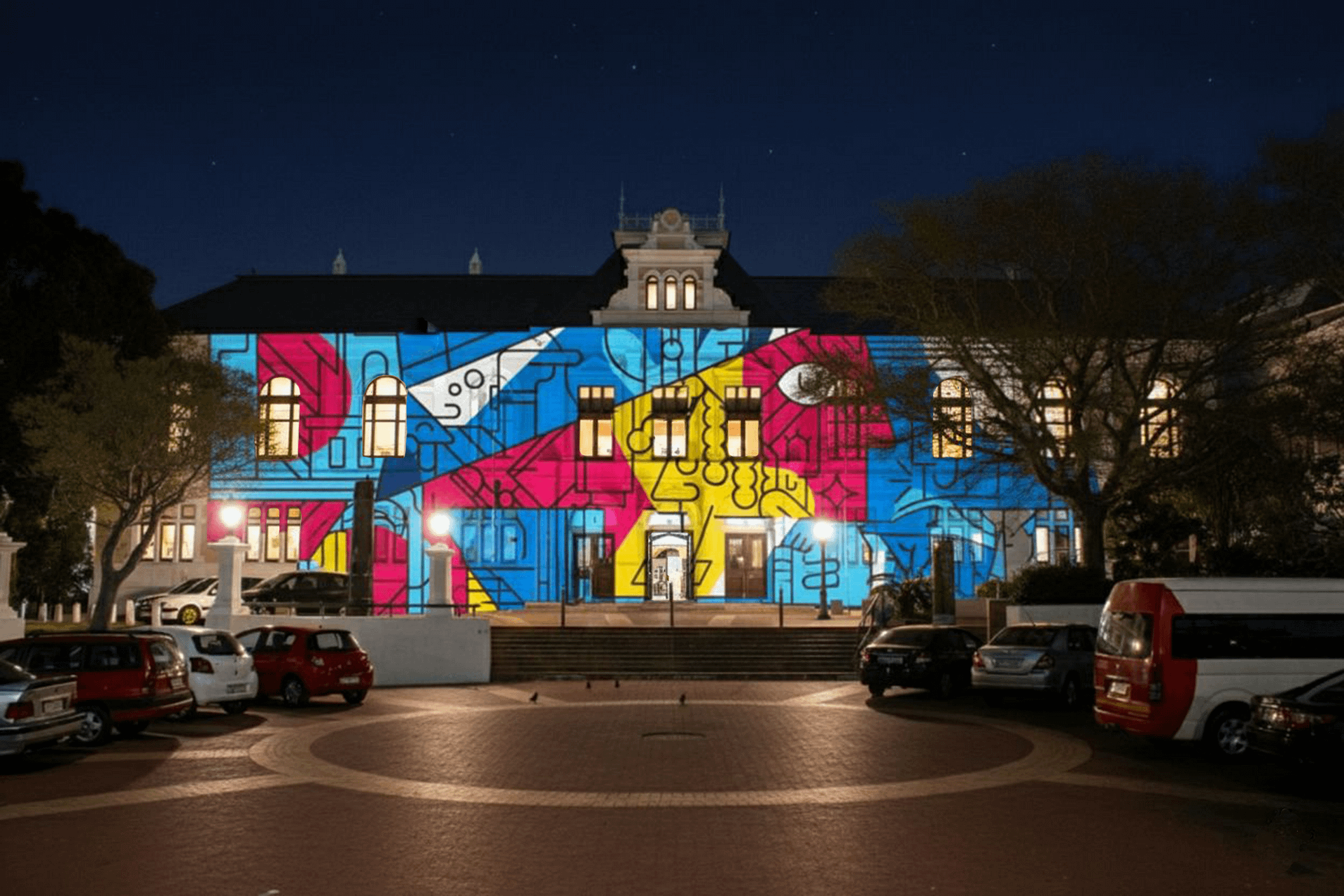 Lumenocity lights up Iziko Museum at night